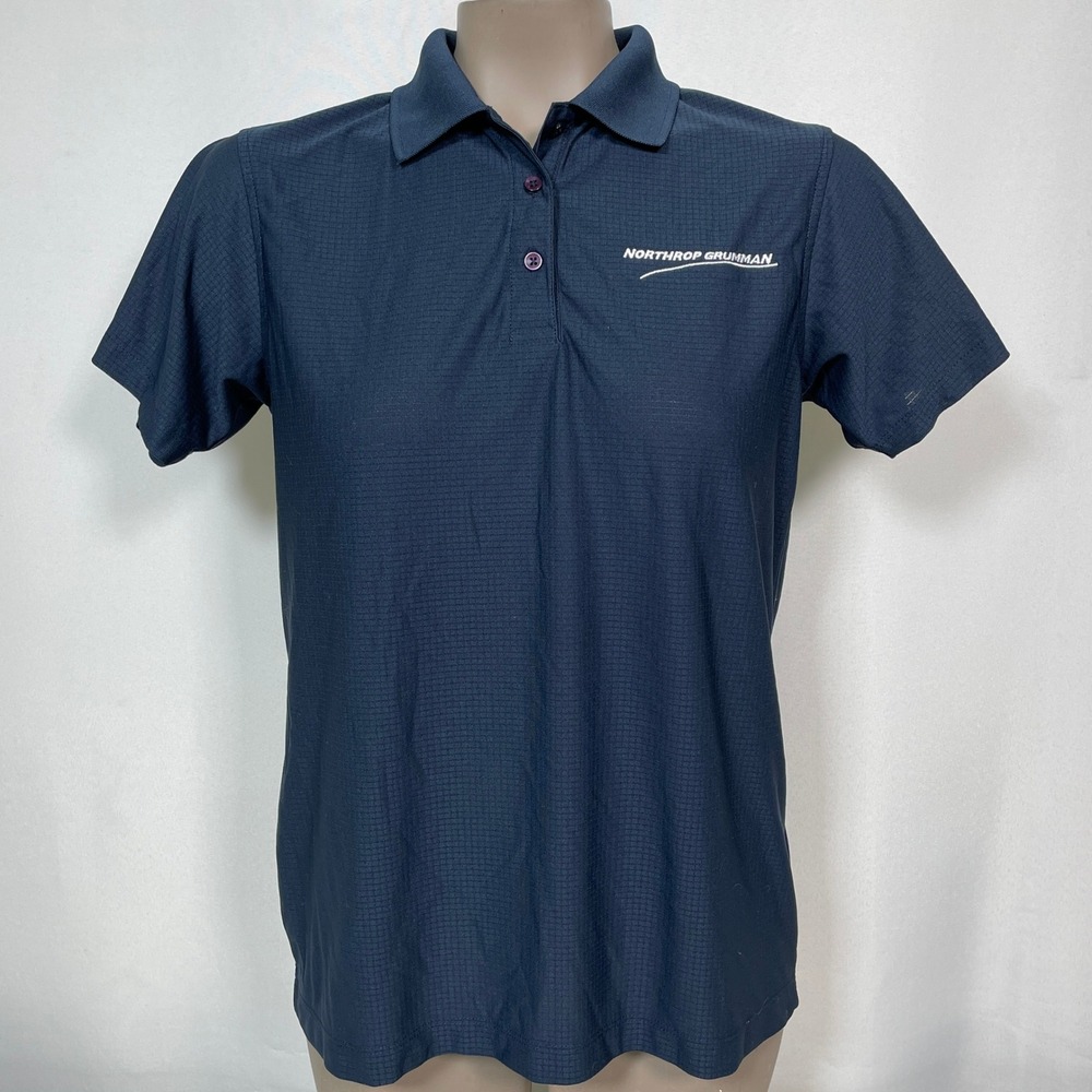 Northrop Grumman Aerospace UltraClub Blue Employee Polo Shirt Women's MEDIUM
